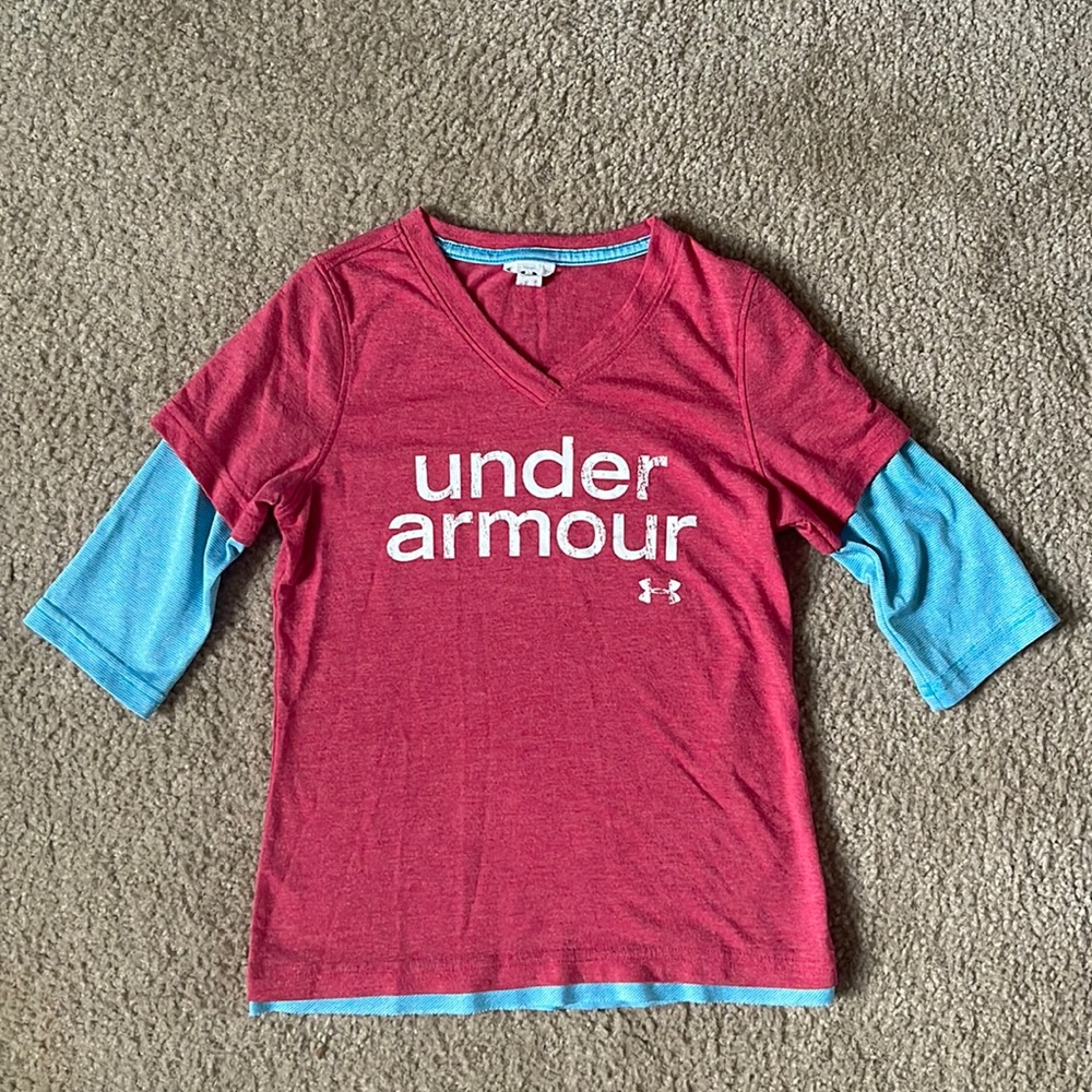 Girls S Under Armour tshirt